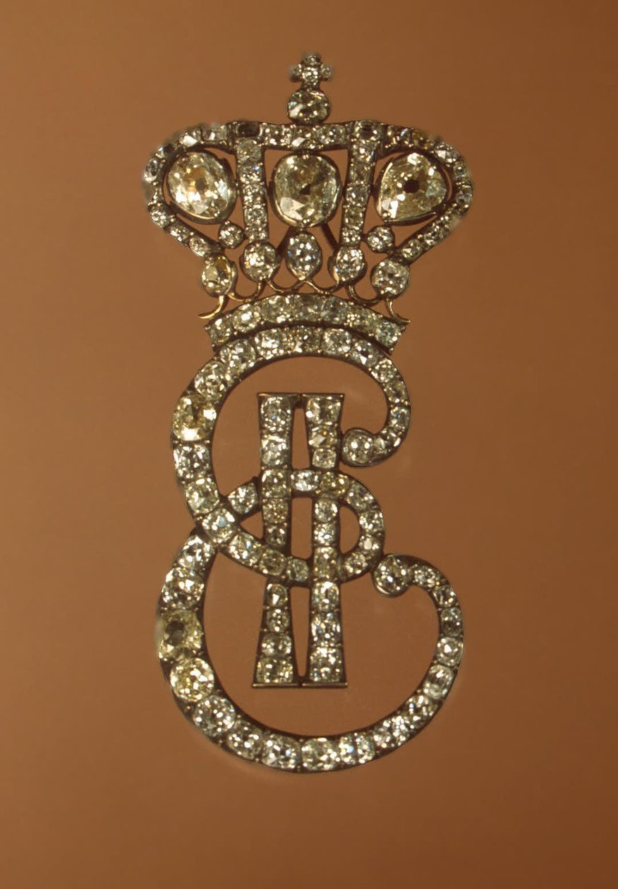 Tilbehør til en Maid of Honour, ca. 1770-80 (diamant) av School Russian