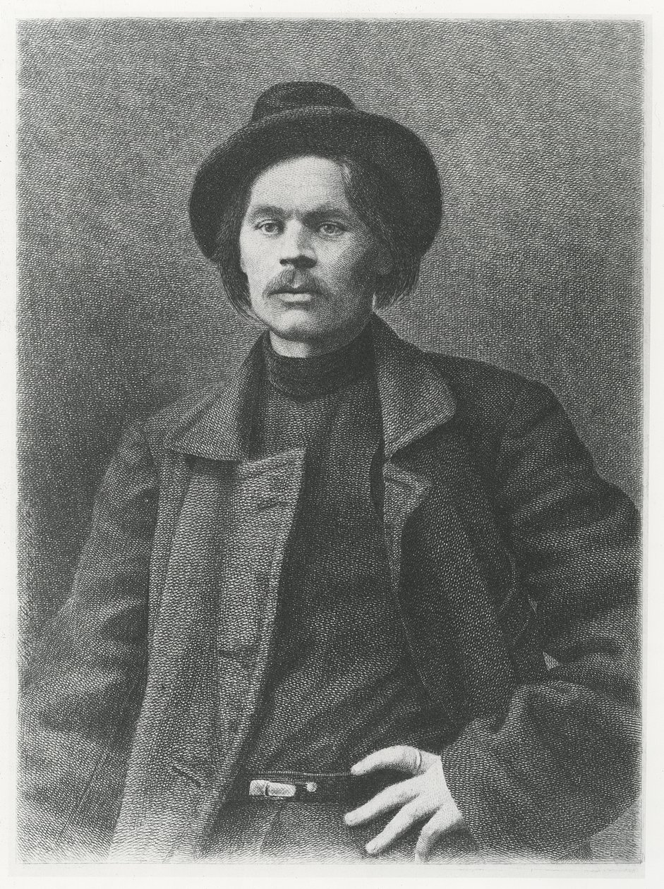 Maxim Gorky (litho) av School Russian