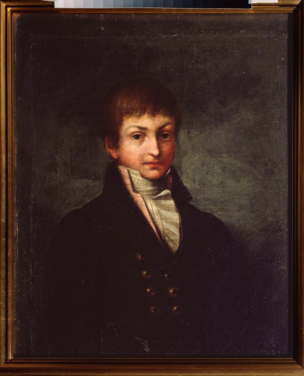 Portrett av poeten Konstantin N. Batyushkov (Constantin Batyushkov) (1787-1855). Maleri av en russisk mester, olje på lerret, ca 1800. Russisk kunst av School Russian