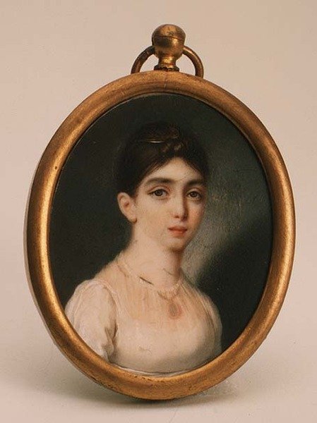 Portrett av Darya Mikhailovna Opochinina (1788-1854) av School Russian