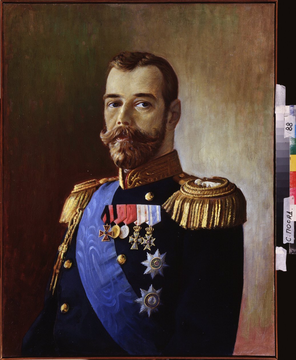 Nikolas II av Russland (1868-1918) av School Russian