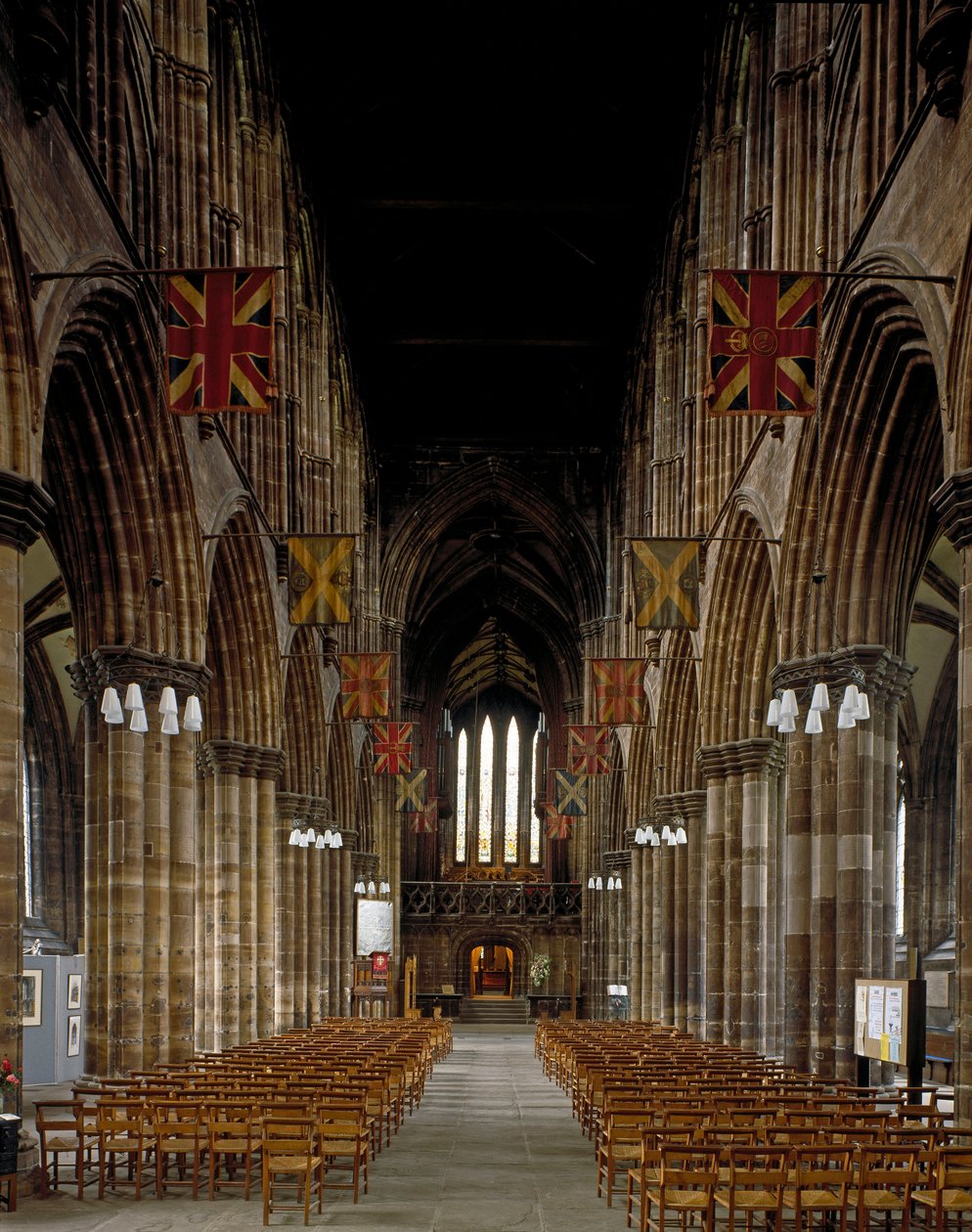 Gotisk kunst: utsikt over det indre av Glasgow katedral. 1100-tallet. Skottland av Scottish School