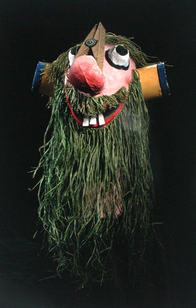 Carnival Mask, God of the Rhine (papier mache) av School Swiss