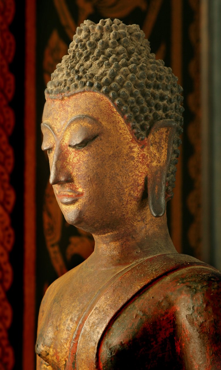 Lanna Sukhothai Style Buddha (bronse) av School Thai