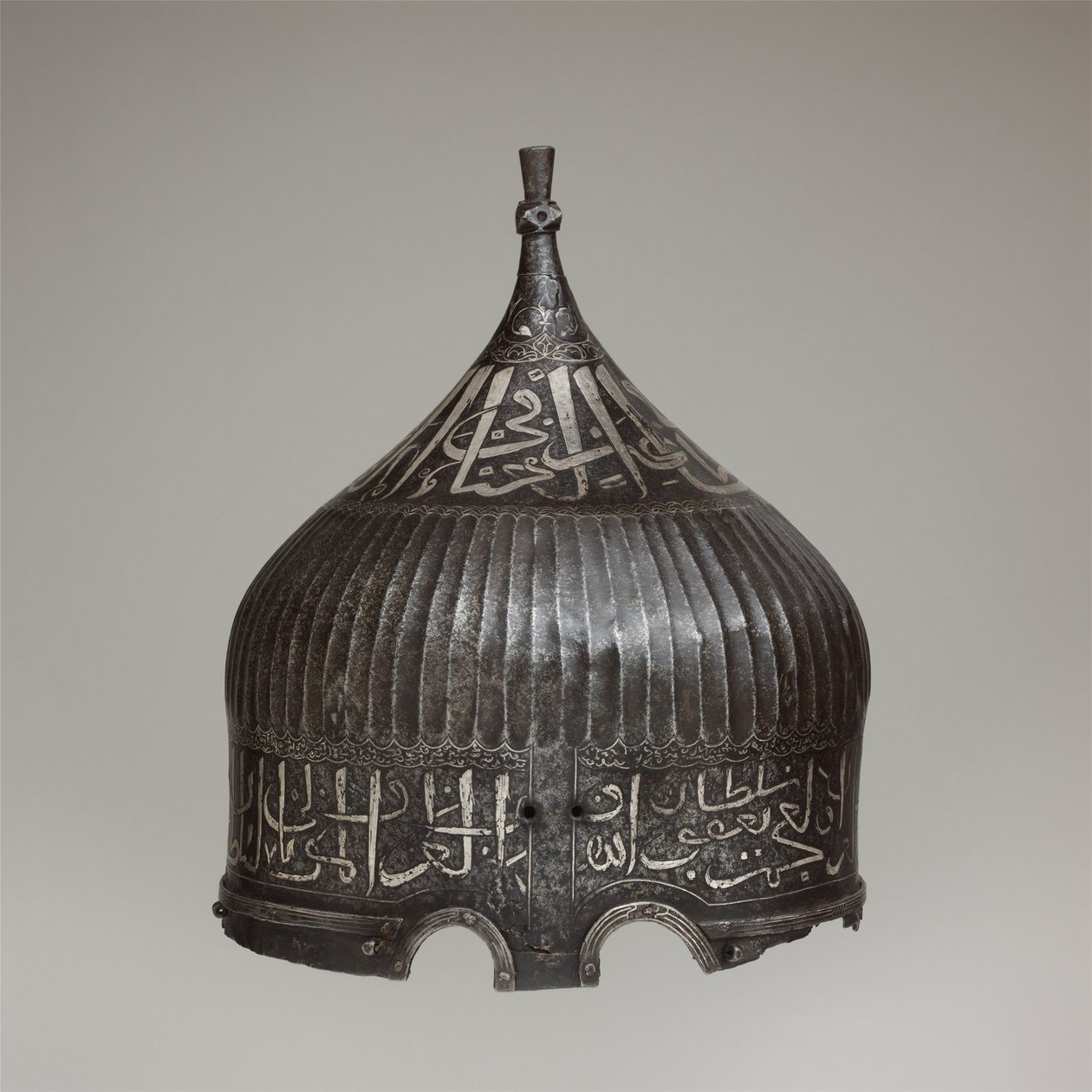 Turbanhjelm, ca. 1478–90 (stål, jern, sølv) av School Turkish