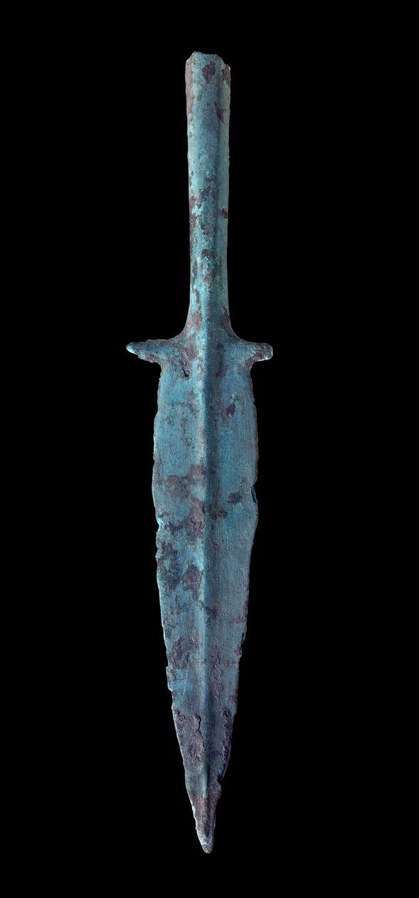 Civilization Dongson: bronsedolk. 300 f.Kr.-200 e.Kr. Fra Vietnam. Paris, Guimet-museet, Nasjonalmuseet for asiatisk kunst av School Vietnamese