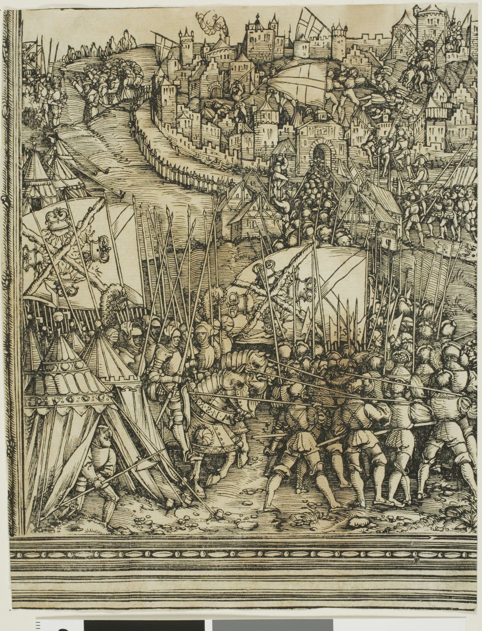 Kampanjen i Ungarn, fra The Triumphal Arch of Maximilian I av School of Albrecht Dürer
