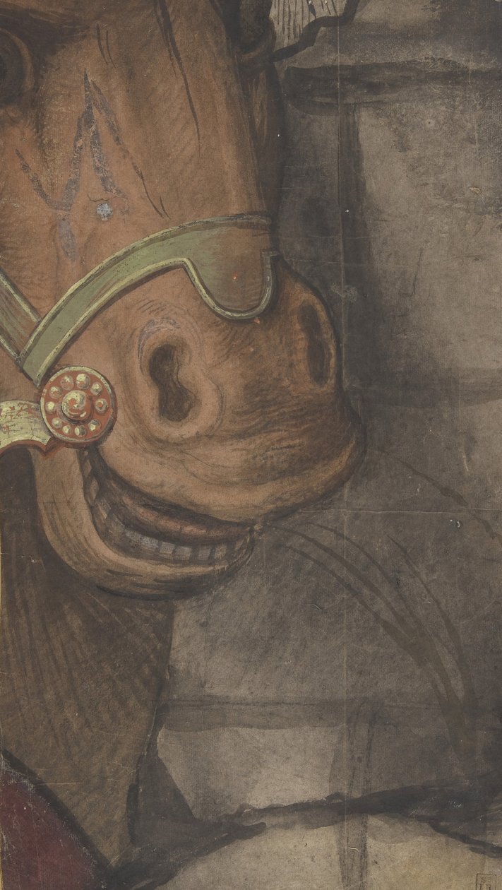 Hestehode, 1500-1550. av School of Raphael.