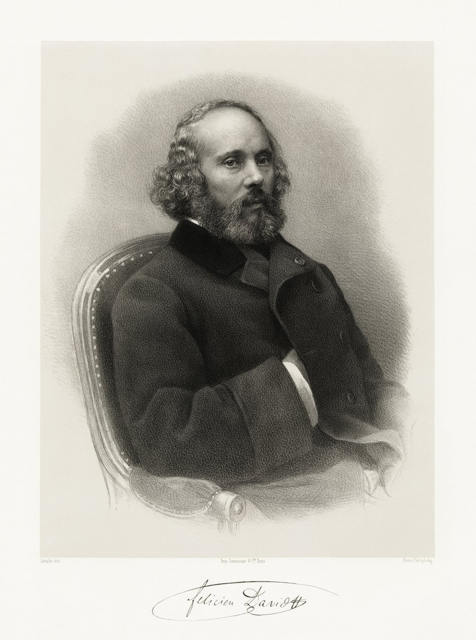 Félicien David, 1865-66 av Schultz