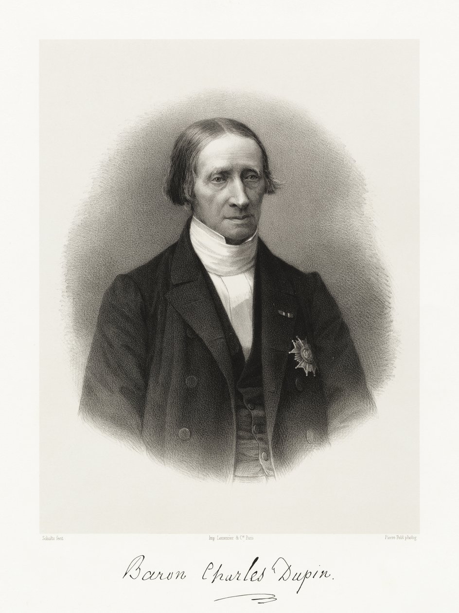 François Pierre Charles le Baron Dupin, 1865-66 av Schultz