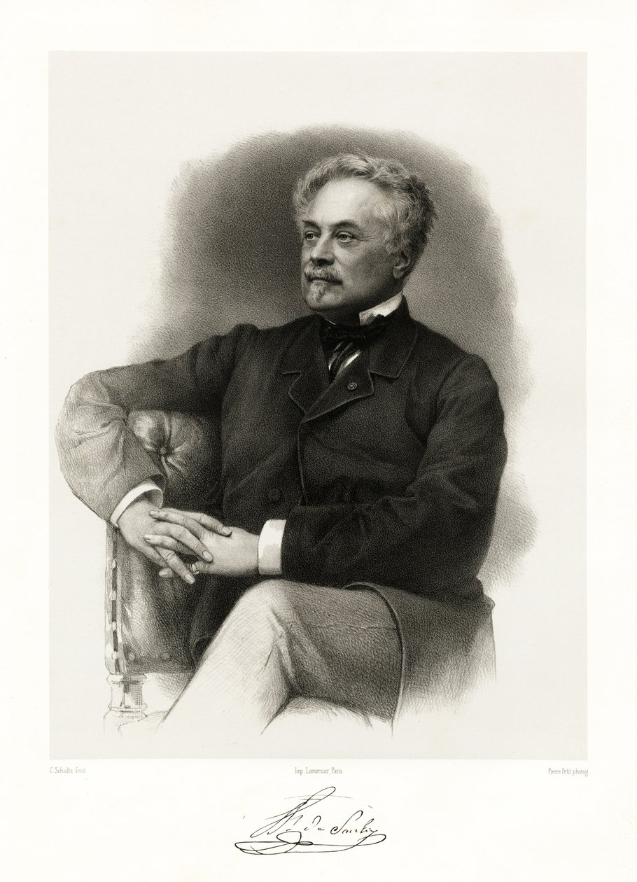 Louis Félicien Joseph, Caignart de Saulcy, 1865-66 av Schultz
