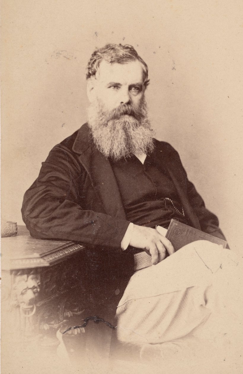 Portrett av Thomas Oldham 1816-1878, før 1876. av Schwarzchild and Co