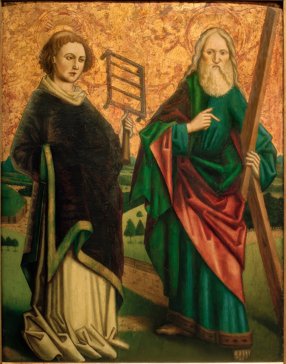 Meister, de hellige Laurentius og Andreas av Schweizer Meister