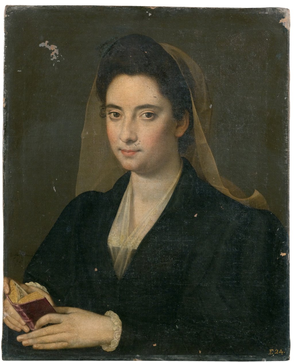 Portrett av en dame med en bok (