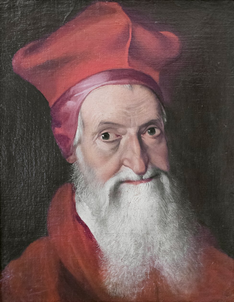 Portrett av kardinal Domenico Morone av Scipione (1550 98) Pulzone