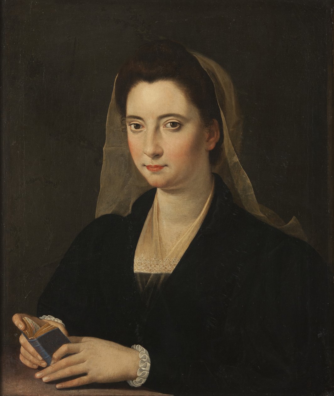 Ung dame, kalt Lucrezia Cenci av Scipione Pulzone