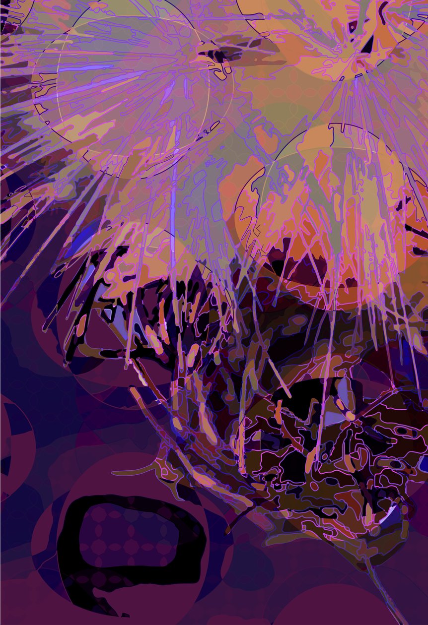 Artichoke_abst_vert10 (digital) av Scott J. Davis