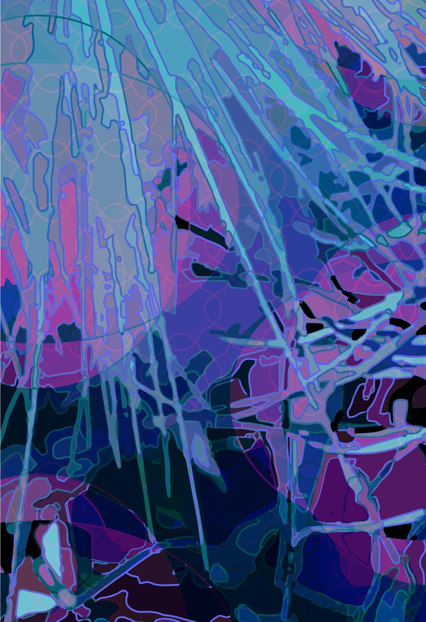 Artichoke_abst_vert3a (digital) av Scott J. Davis