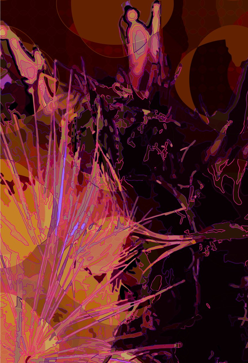 Artichoke_abst_vert6 (digital) av Scott J. Davis