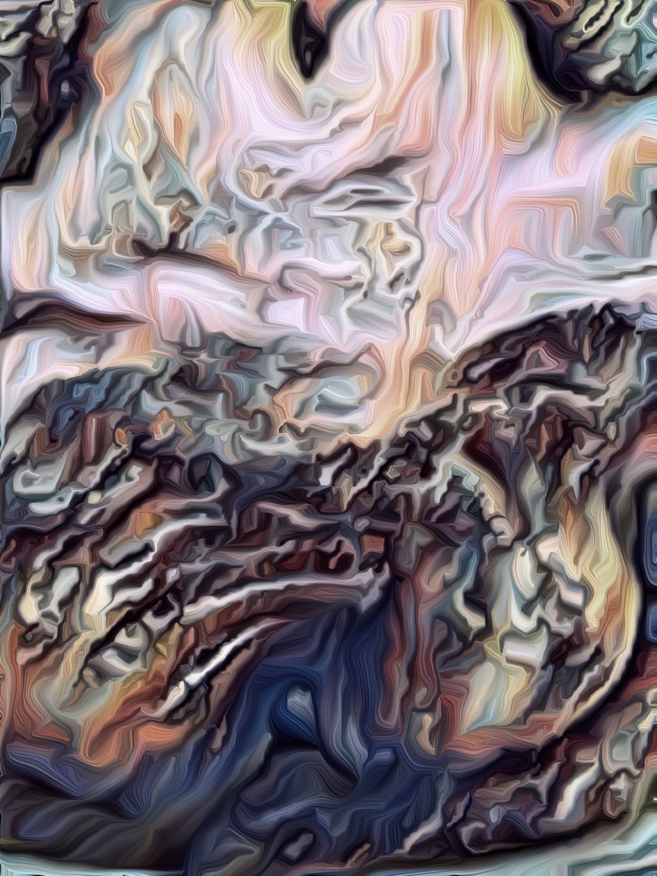 Blue Oyster, 2021 (digital) av Scott J. Davis