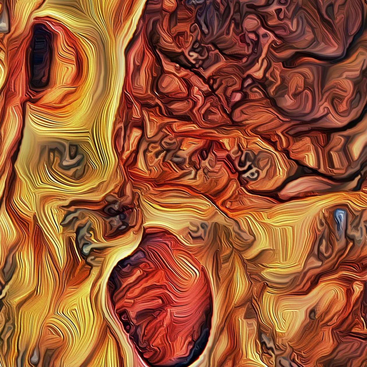 Holes, 2021 (digital) av Scott J. Davis