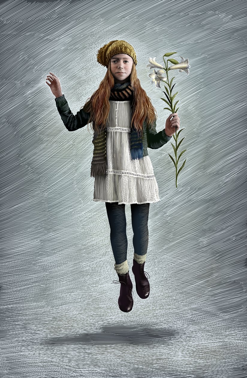 Angel Gabriel, 2013 (skrapebrett, fargelagt digitalt) av Scott McKowen