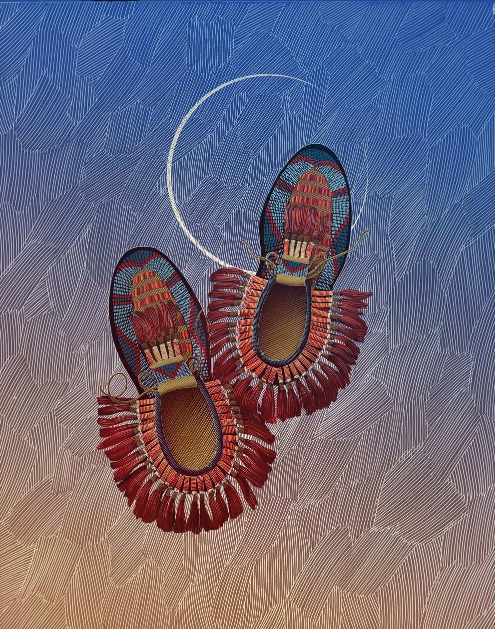 Honour Beat, 2019 (skrapebrett, digitalt fargelagt) av Scott McKowen