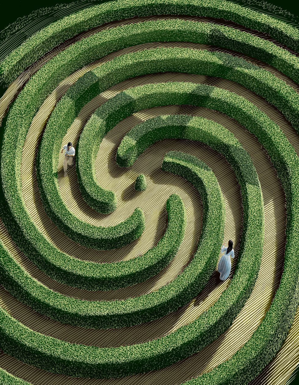Misalliance, 2015 (skrapebrett, digitalt fargelagt) av Scott McKowen
