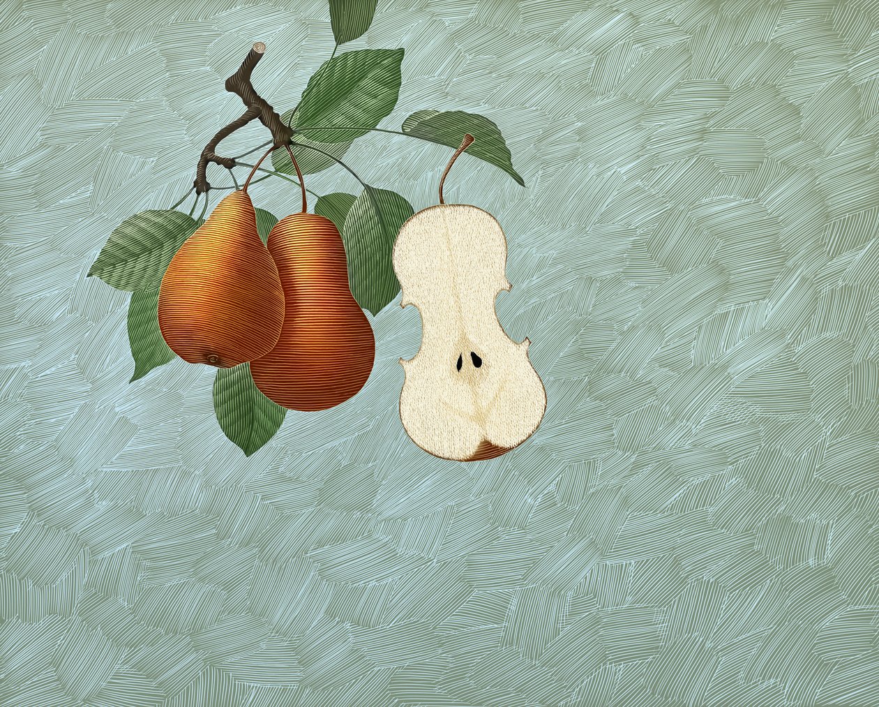 Pyris Stradivarius, 2016 (skrapebrett, digitalt fargelagt) av Scott McKowen