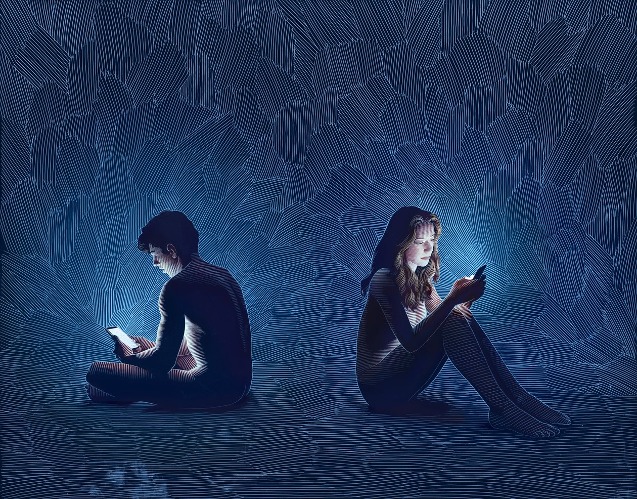 Spring Awakening, 2020 (skrapebrett, digitalt fargelagt) av Scott McKowen