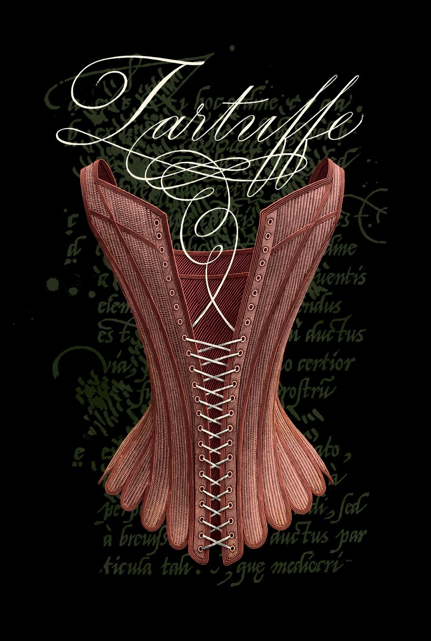 Tartuffe, 2002 (skrapebrett, digitalt fargelagt) av Scott McKowen
