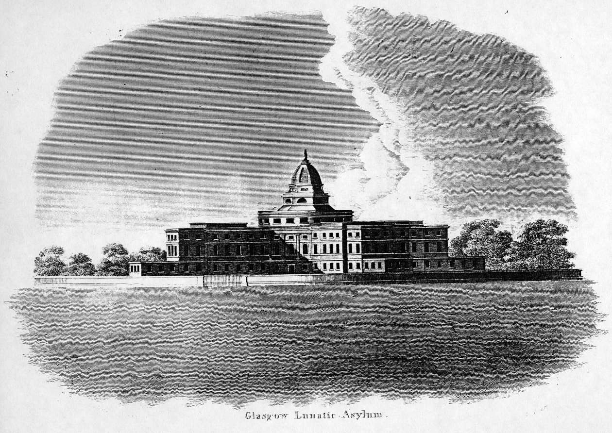 Glasgow Lunatic Asylum, ca. 1830 av Scottish School