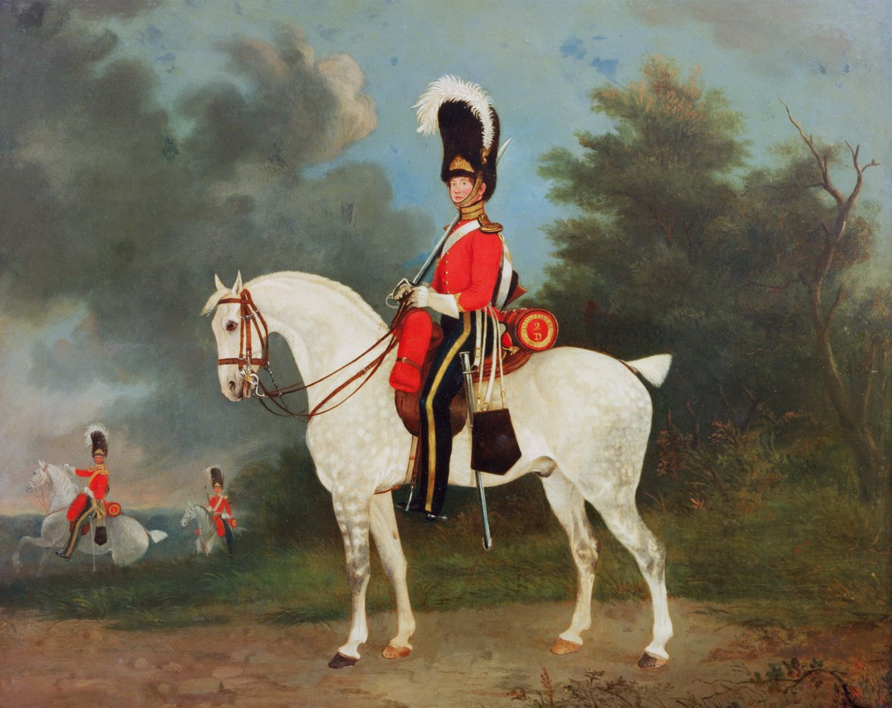 Sersjant Wallace, Royal Scots Grays (Second Dragons) 1832 av Scottish School