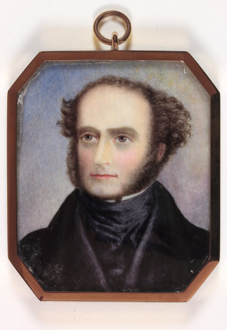 Lord George Bentinck (emalje) av Scottish School