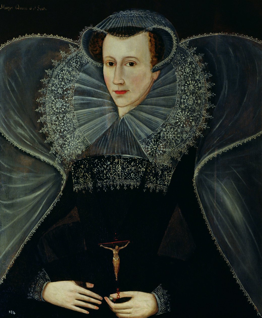 Portrett av Mary Queen of Scots (1542-87) av Scottish School
