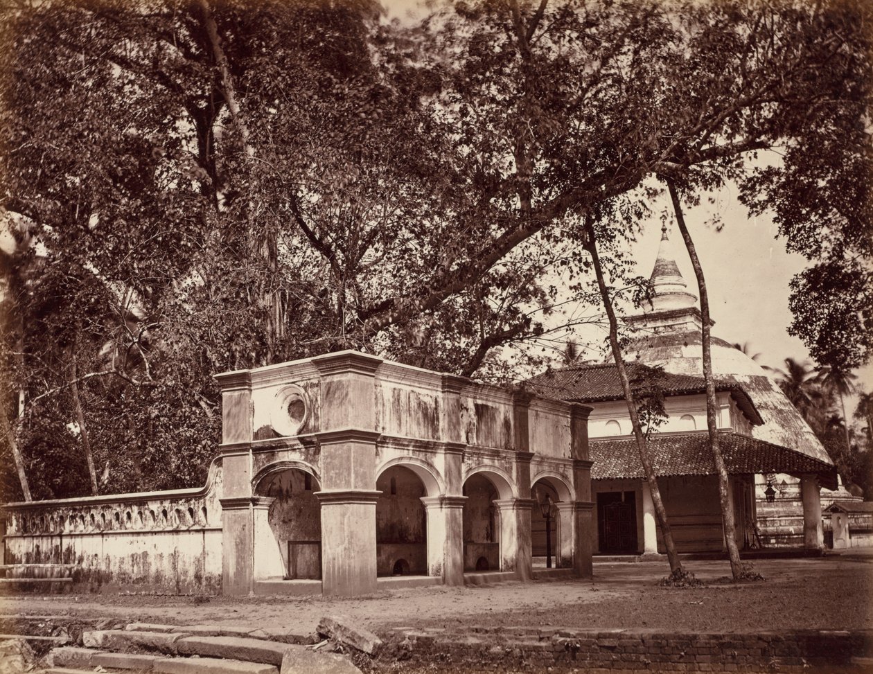 Buddhisttempel, koloni, ca. 10. av Scowen and Co.