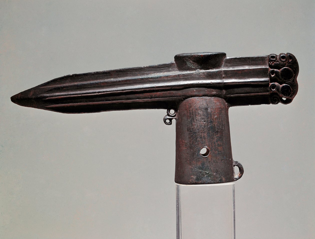Art Scythian (Scythian sivilisasjon eller Scythia): bronseøks fra Krasnoyark-regionen (Sibir og Altai). 7. - 2. århundre f.Kr. St. Petersburg, Eremitagemuseet av Scythian
