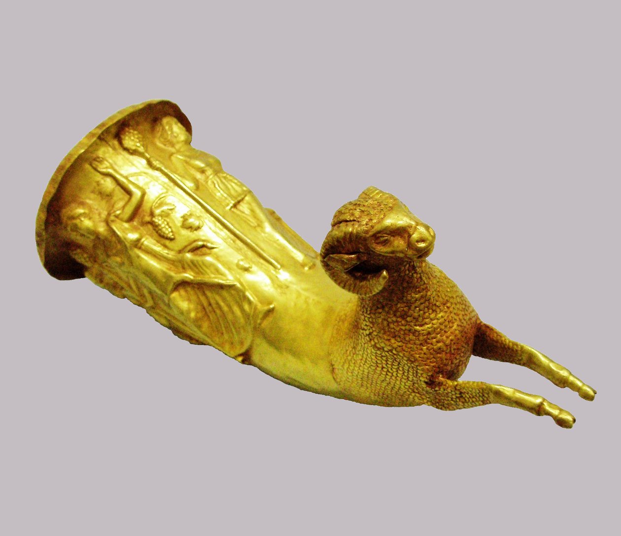 Rhyton Drikkehorn, 5.-4. århundre f.Kr av Scythian