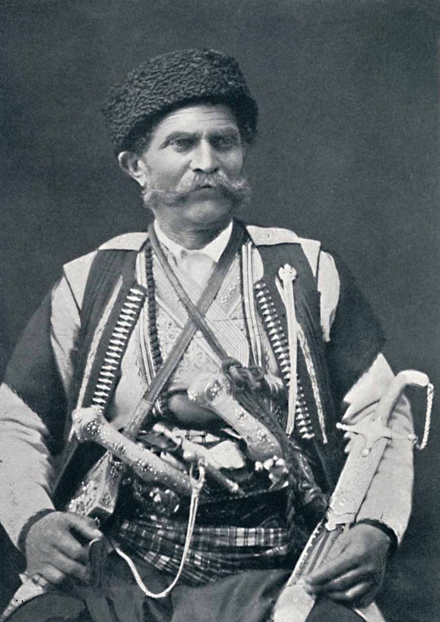 En montenegrinsk, 1912 av Sebah