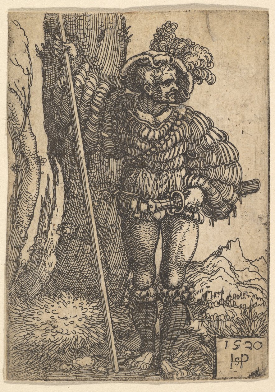 Fra Lansquenet, 1520. av Sebald Beham