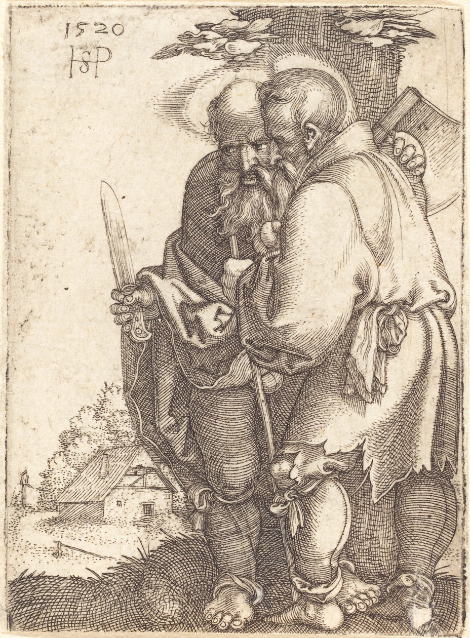 Bartholomew og Matthias av Sebald Beham
