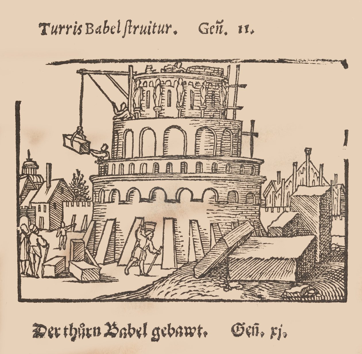 Bibelske historier, illustrert med mest kunstneriske bilder av Sebald Behem Painter ..., ca. 1540 av Sebald Beham