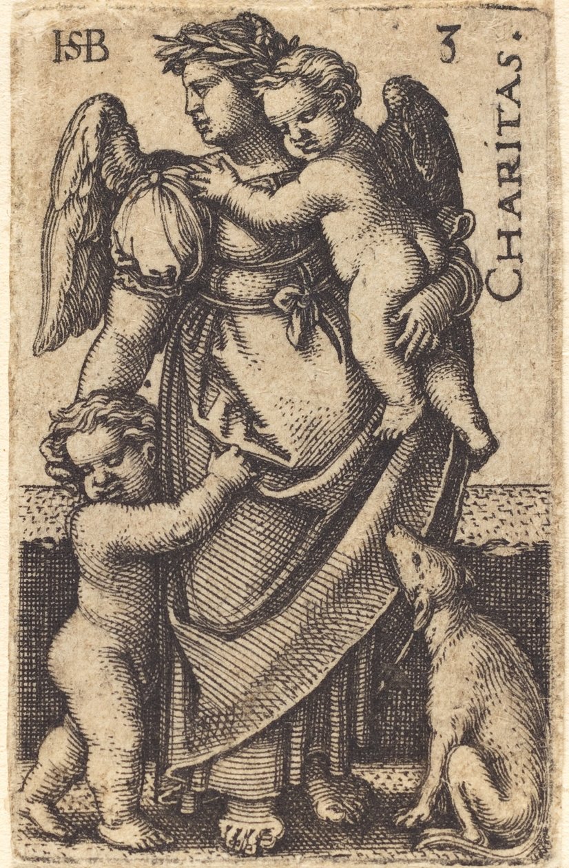 Veldedighet av Sebald Beham