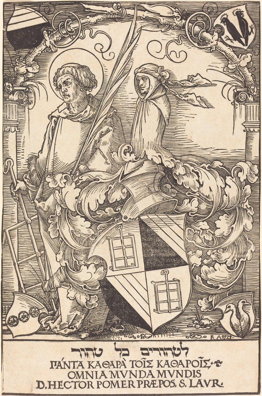 Våpenskjold fra Hector Pomer av Sebald Beham