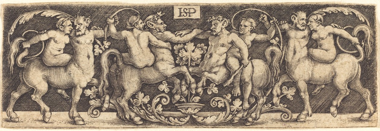 Fris med kentaurer av Sebald Beham