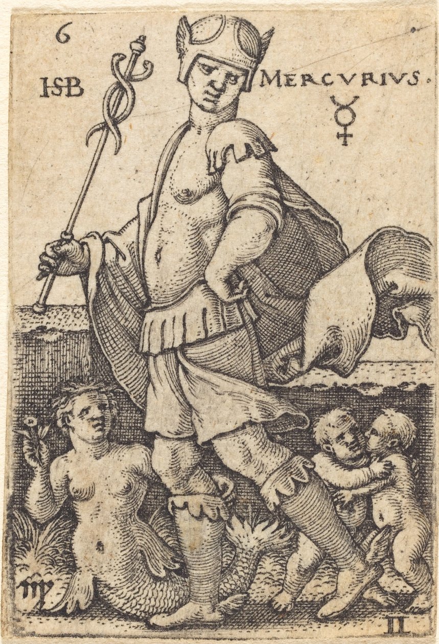Merkur av Sebald Beham