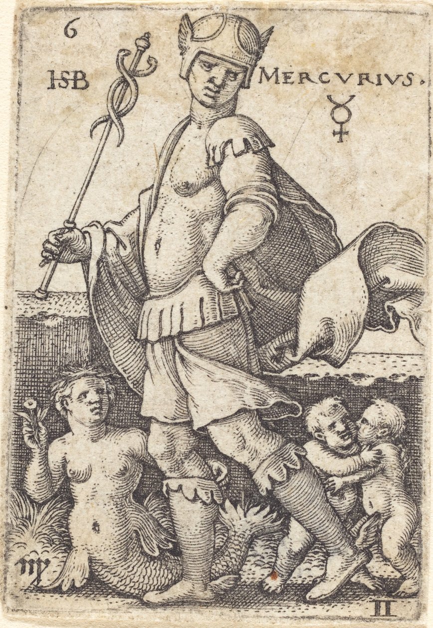 Merkur av Sebald Beham