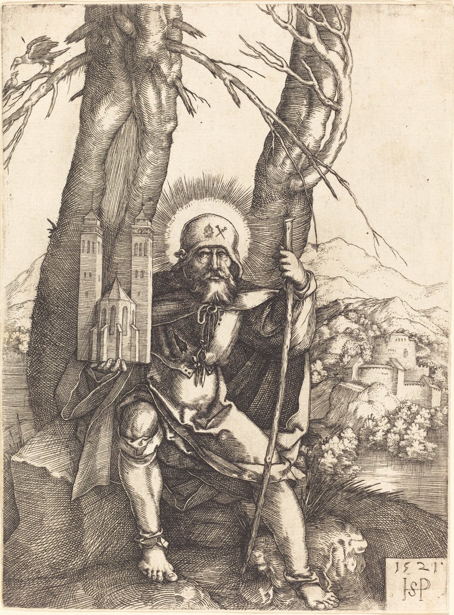 Saint Sebald av Sebald Beham