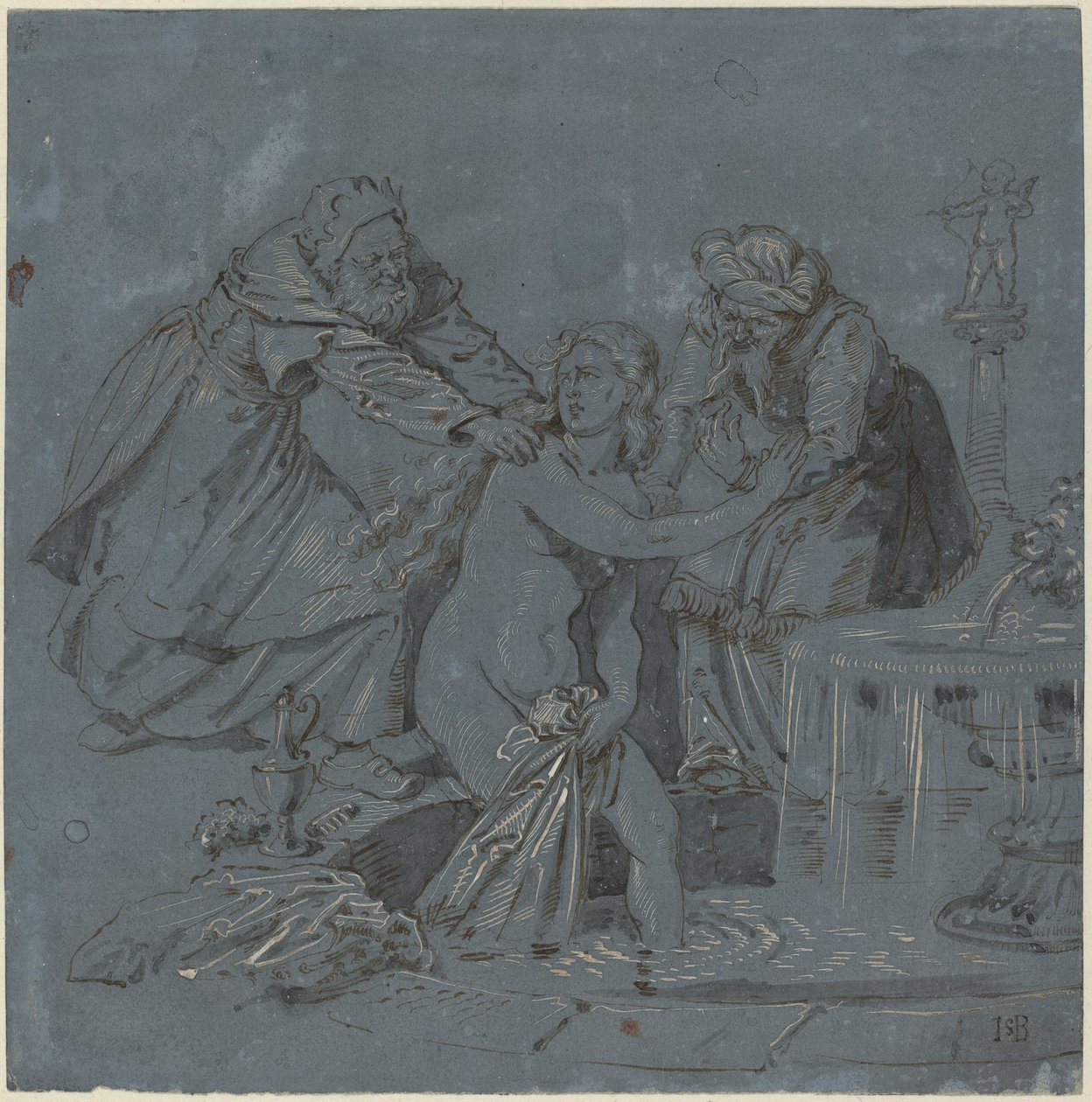 Susanna og de eldste av Sebald Beham