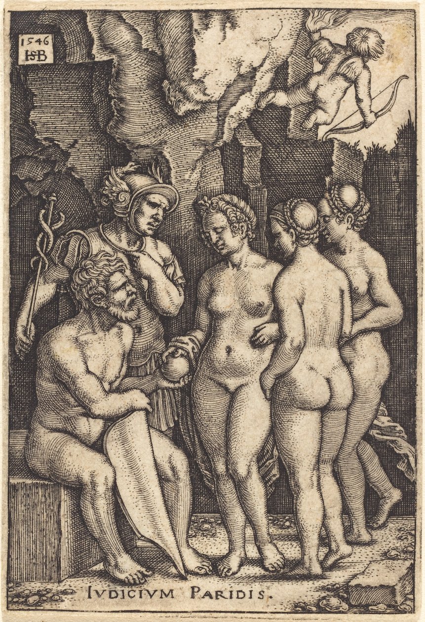 Paris-dommen av Sebald Beham